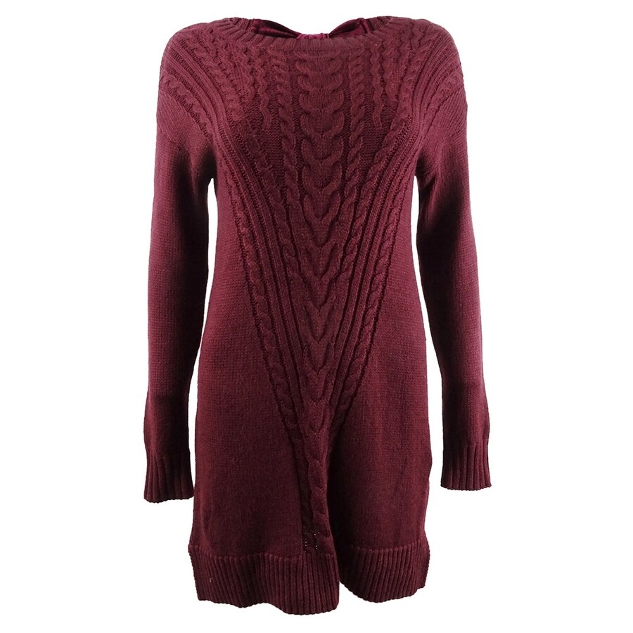 juniors cable knit sweater