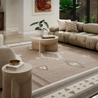 Kate and Kevin Love x Rugs USA Westerly Southwestern Wool Blend Area Rug
