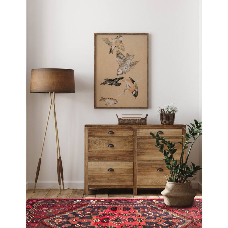 ECARPETGALLERY Hand-knotted Andelz Dark Grey Wool Rug - 4'2 x 6'4