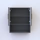 preview thumbnail 9 of 11, Meble Furniture Madera 07 Over the Toilet Cabinet (20"W x 24"H) - Modern Matte Finish Bathroom Storage