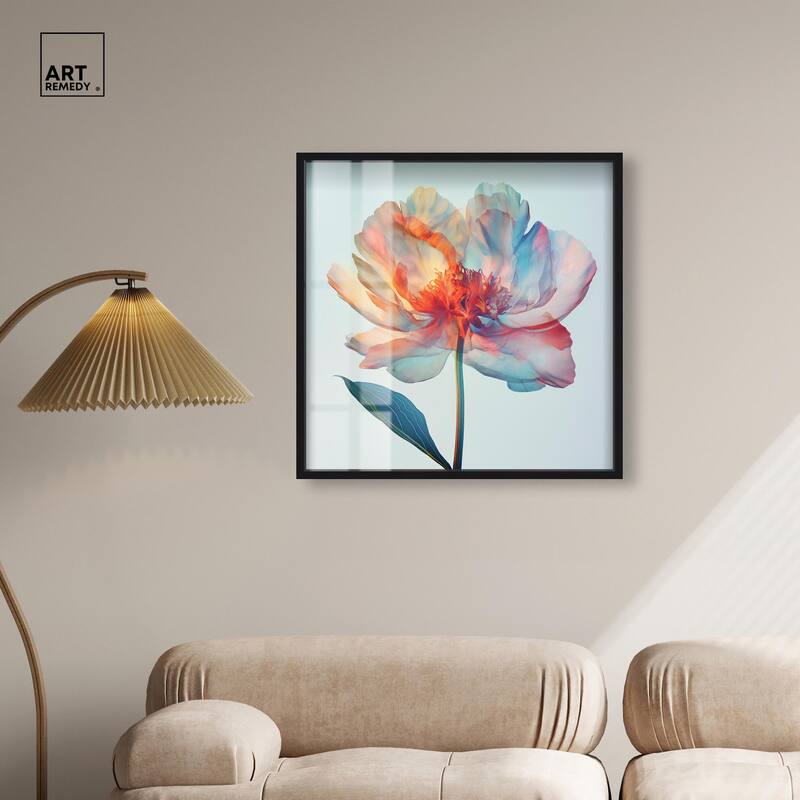 Peony Phases Shadowbox by Art Remedy