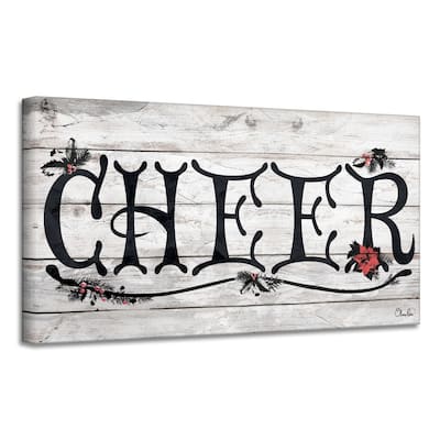 Ready2HangArt 'Cheer' Holiday Canvas Wall Art by Olivia Rose