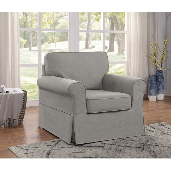 Porch & Den Zuni Arm Chair with Removable Slip Cover - On Sale