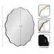 preview thumbnail 21 of 55, Kate and Laurel Viona Round Scalloped Mirror