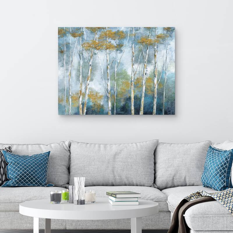 Indigo Forest by Nan Canvas Art Print