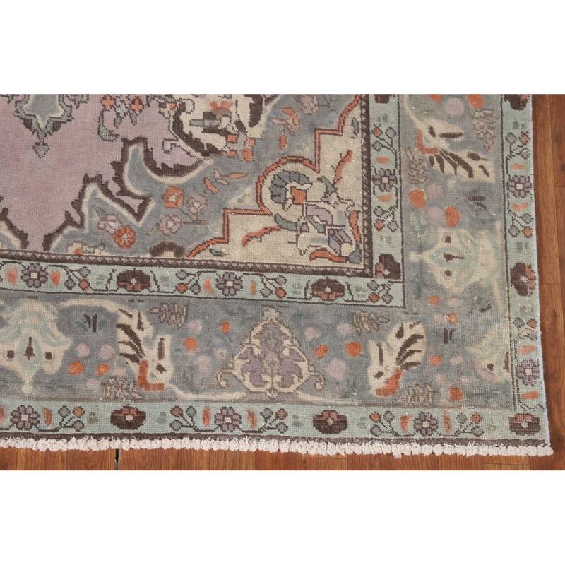 Tabriz Tabriz Persian Vintage Area Rug Handmade Wool Carpet - 6'2"x 9'11"