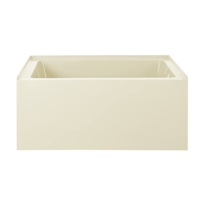Lausanne 48" X 32" Right-Hand Drain Alcove Bathtub With Apron In Bisque - 32x48 Right