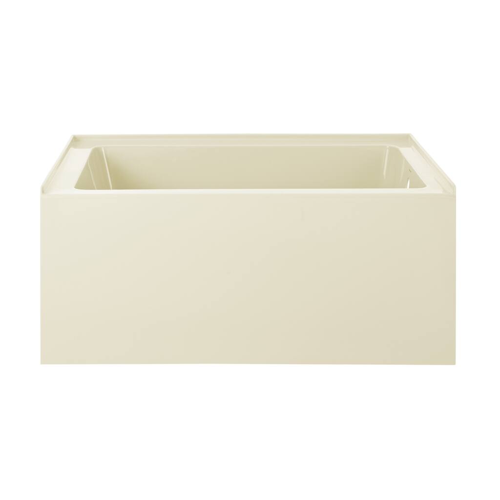 Lausanne 48" X 32" Right-Hand Drain Alcove Bathtub With Apron In Bisque - 32x48 Right