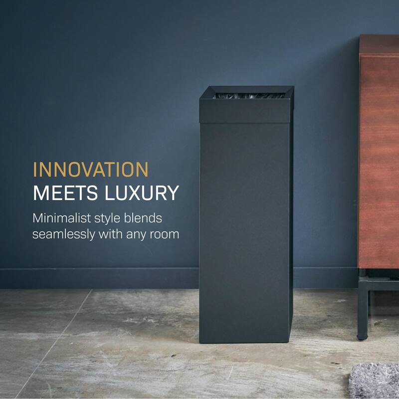 Yamazaki Home Trash Can, Steel, 7.25 gallons, 27 liters