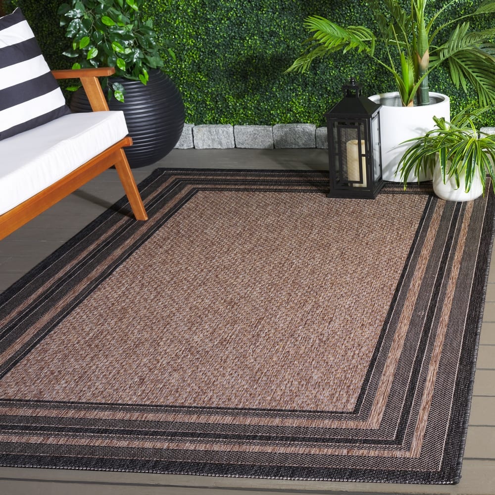 SAFAVIEH Courtyard Vickie Indoor/Outdoor Waterproof Patio Backyard Rug