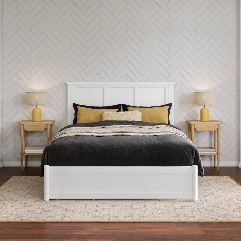 Felicity Platform Bed with Panel Footboard and Storage Drawers