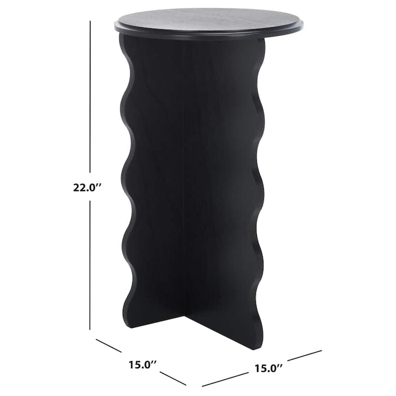 SAFAVIEH Lilith Wavy Accent Table - 15"W x 15"D x 22"H