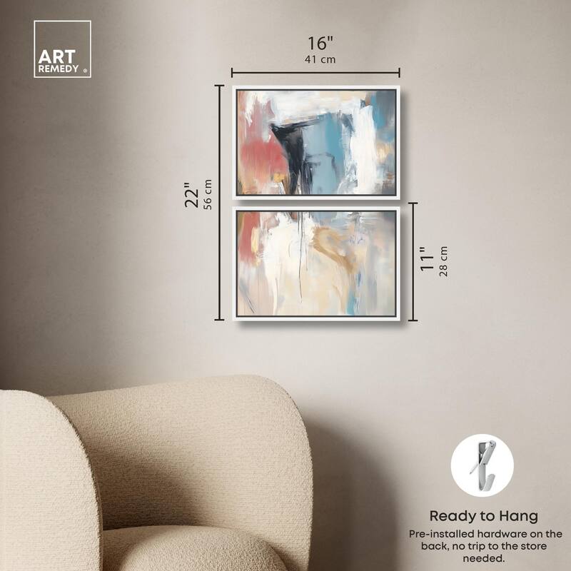 Sanctuary IV Canvas Set of 2 by Art Remedy