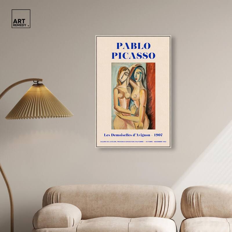 Picasso's Avignon Canvas by Art Remedy