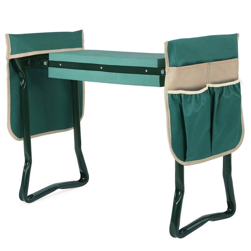 Garden Kneeler and Seat, Multifunctional Garden Kneeling Bench - Natural