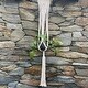 preview thumbnail 4 of 2, 33" H hanging macrame planter hanger