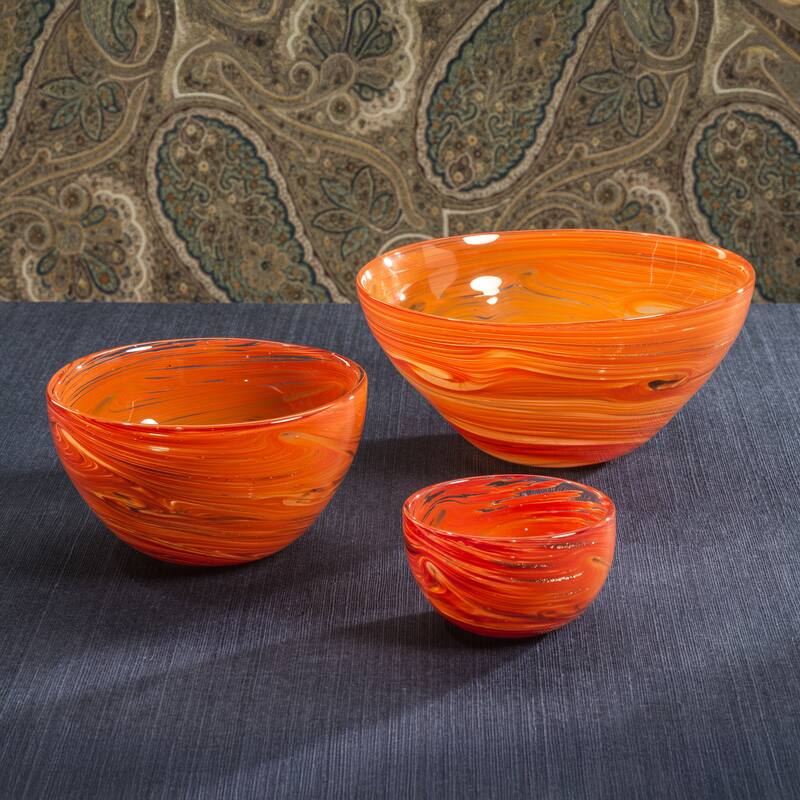 Delphine Glass Serving Bowl