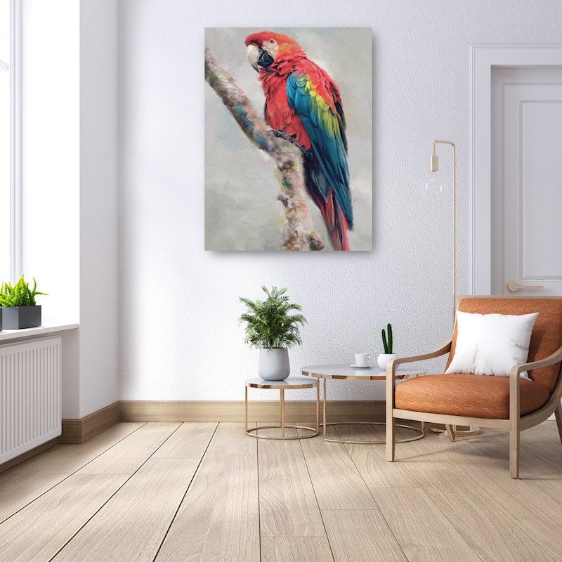 Island Aviary II By Studio Arts Canvas Art Print