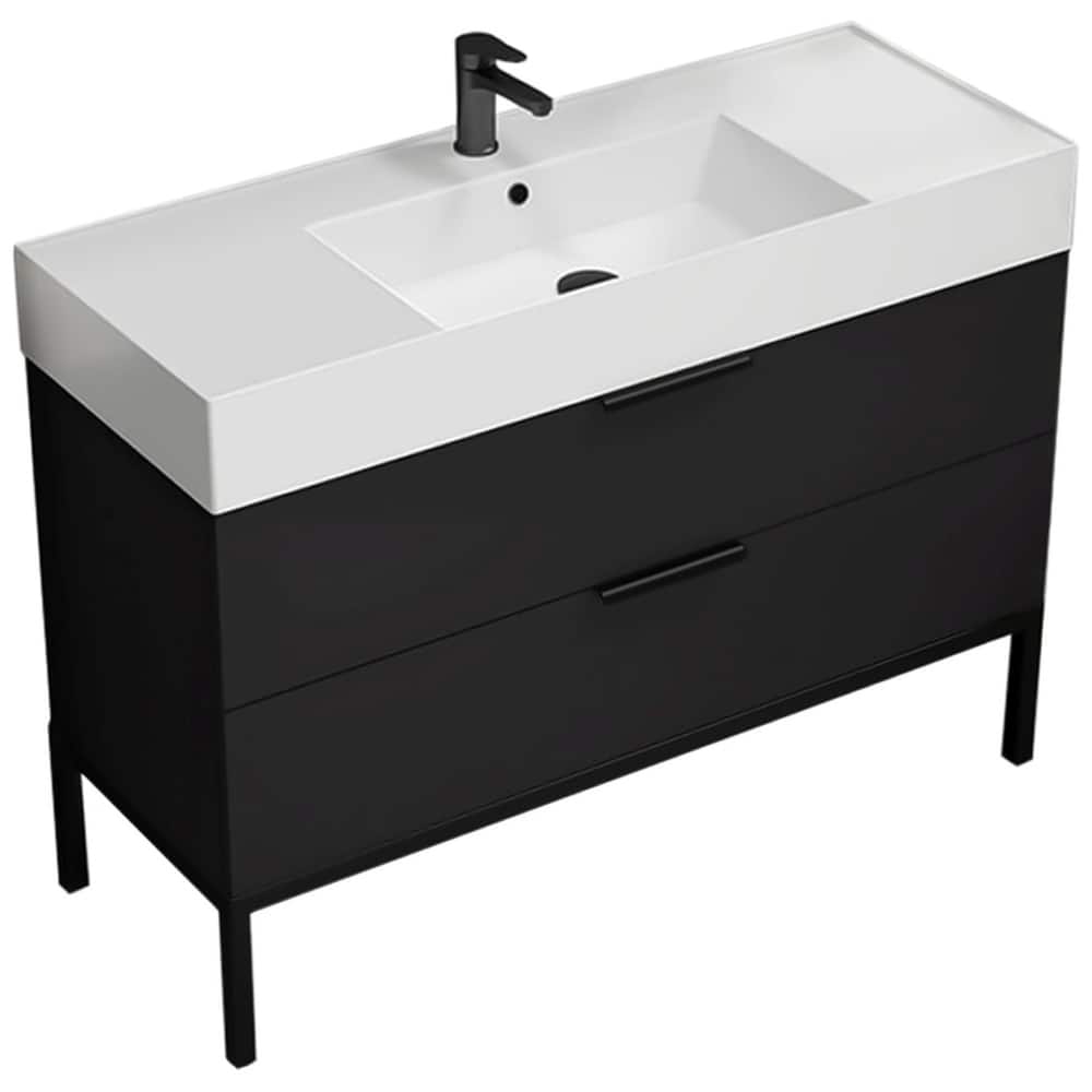 Nameeks Derin-4818 Derin 48" Free Standing Single Basin Vanity Set