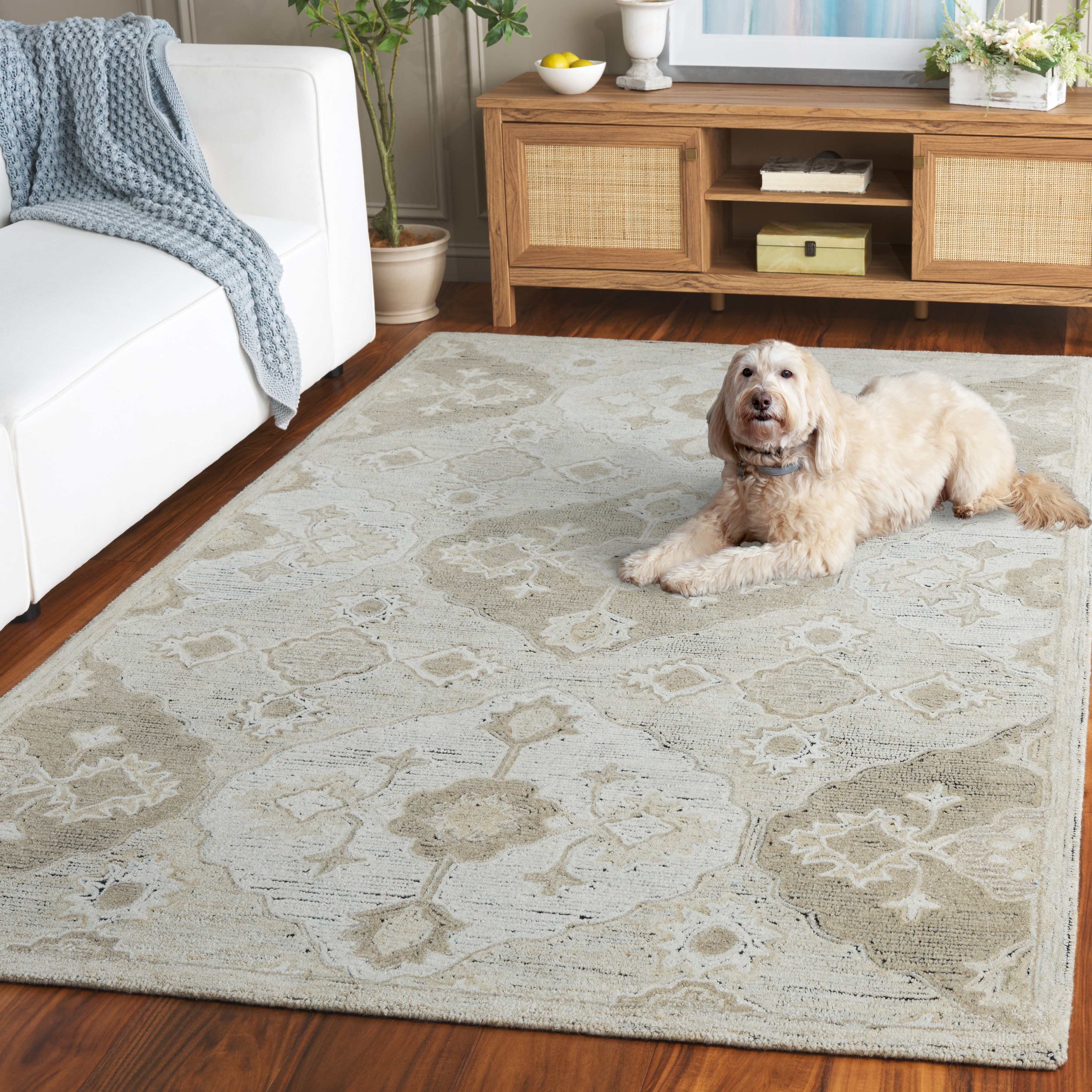 SAFAVIEH Handmade Kenya Teofanija Boho Rug - Overstock - 43179519