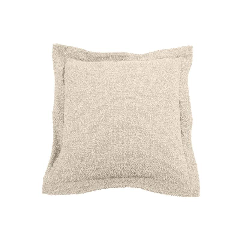 Allan Andrews Scroll Puff Ottoman with Titanium Frame & Cover, Barbet Collection