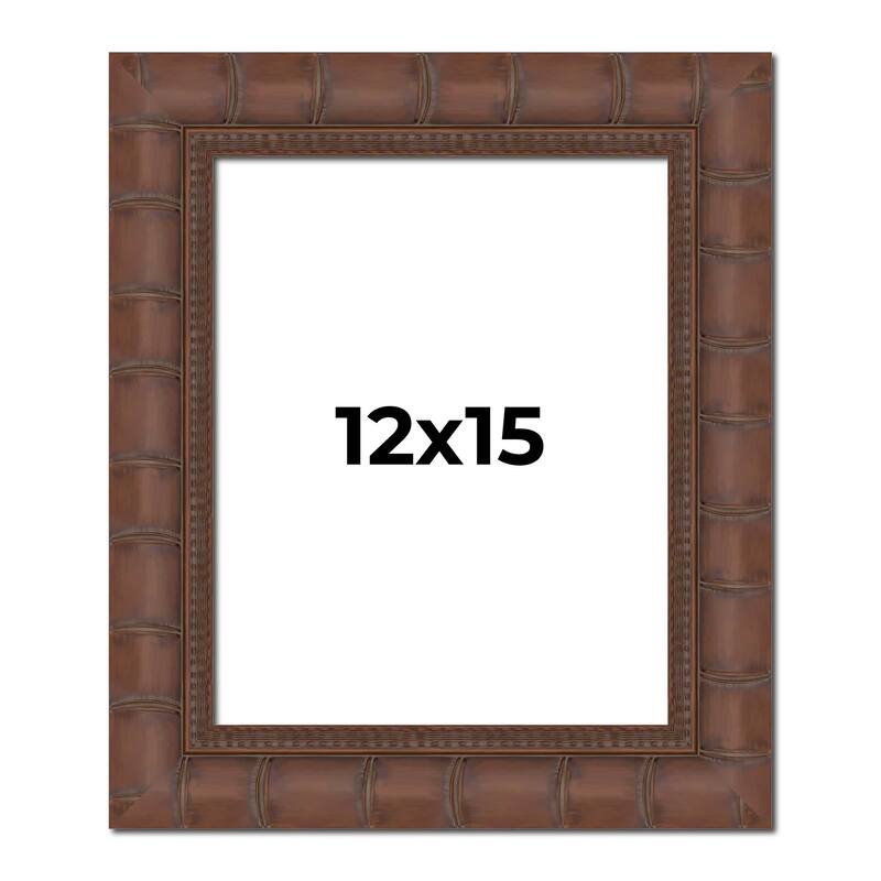 12x15 Frame Pewter Solid Wood Picture Frame Width 1.625 Inches | Interior Frame Depth 0.6875 Inches