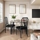 preview thumbnail 4 of 29, Dining Table Set for 2, Kitchen Table Chairs Set of 2 with PU Upholstered Cushion