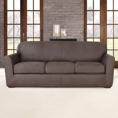 SureFit Ultimate Stretch Leather 4 Piece Sofa Slipcover