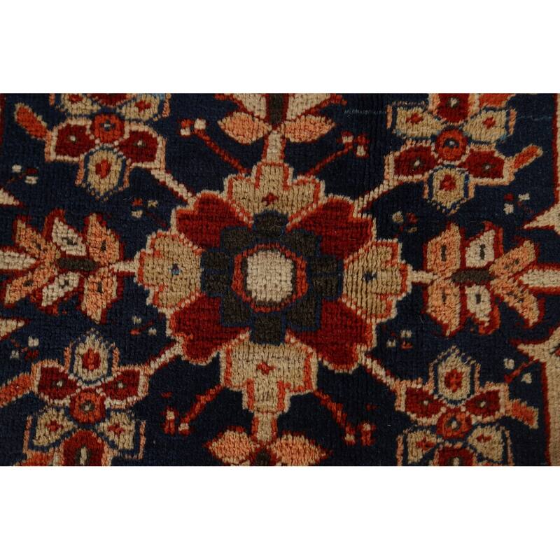 Antique Vegetable Dye Heriz Serapi Persian Wool Area Rug Hand-knotted - 11'7" x 15'10"