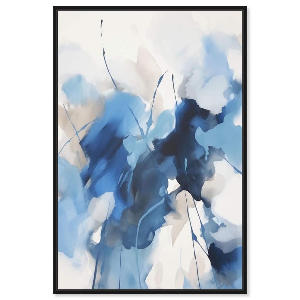 Fleur Bleue I Canvas by Art Remedy