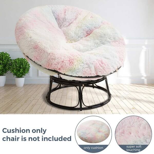 Fluffy Faux Fur Papasan Cushion(Cushion Only) Bed Bath Beyond