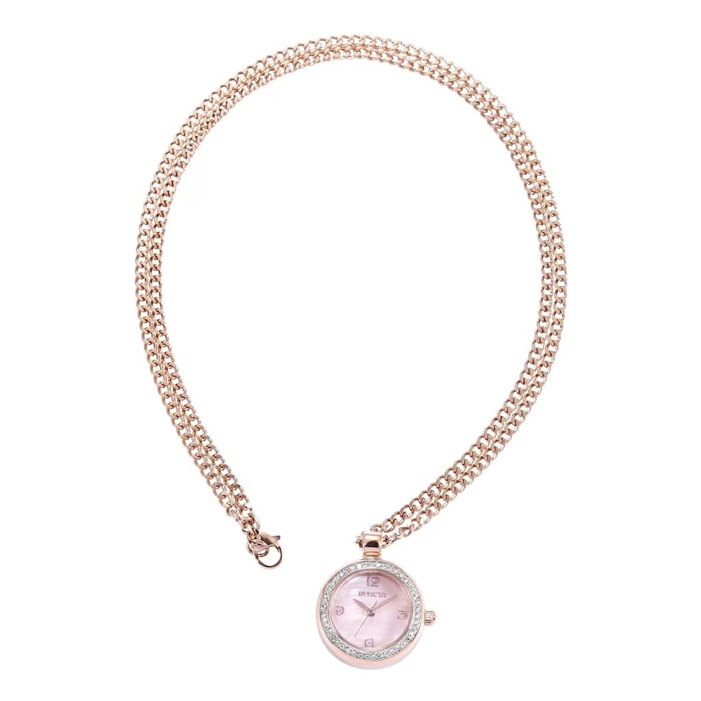 Invicta Women's 49933 Mini Quartz PC21J Rose Gold Dial Watch