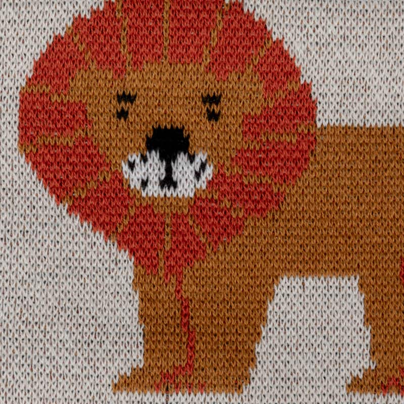Cotton Knit Baby Blanket with Prints