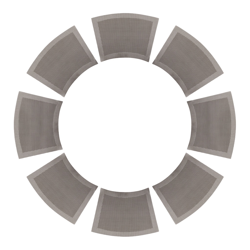 Placemats Set of 8, PVC Placemats for Kitchen Dining Table Decor - 18*13in