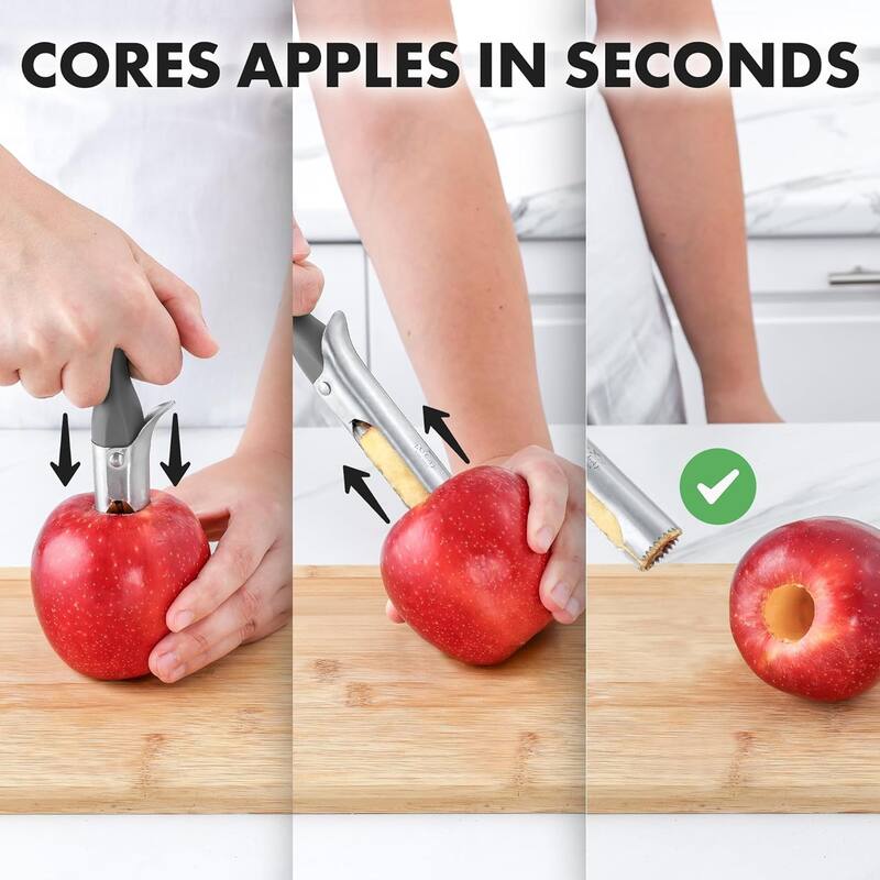 Zulay Kitchen Ultra Sharp Premium Apple Corer Tool