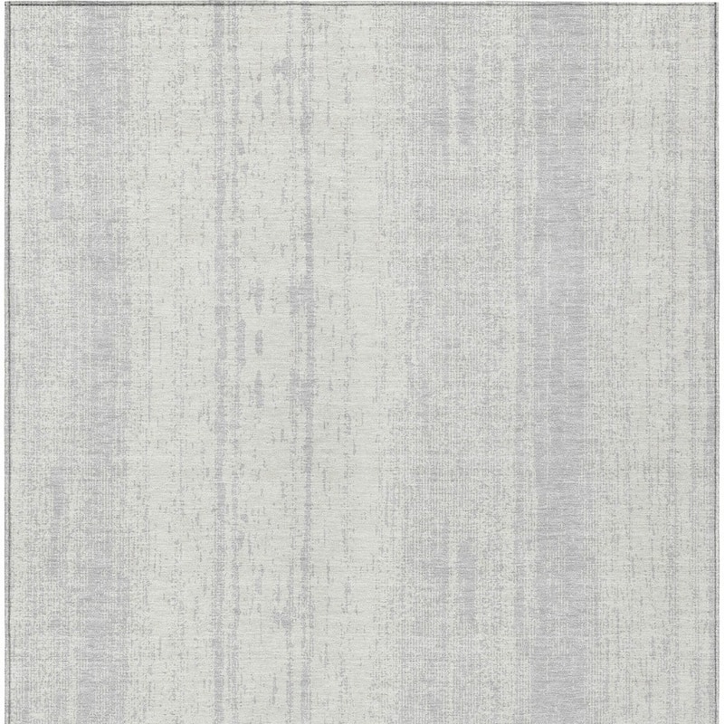 HomeRoots Striped Transitional Rectangle Outdoor Rug