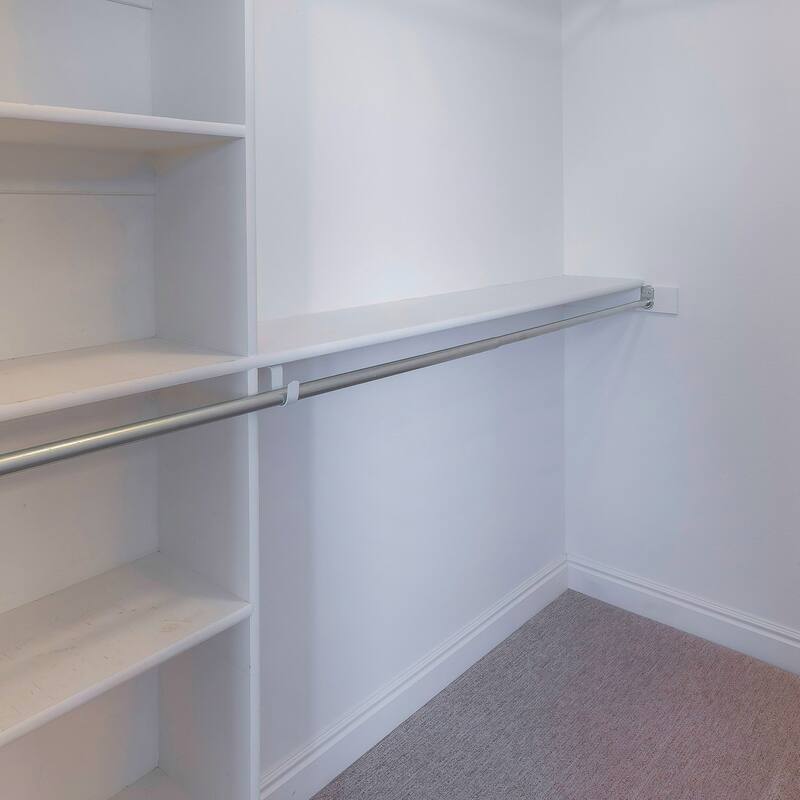 Design House Adjustable 65-inch to 120-inch Closet Rod