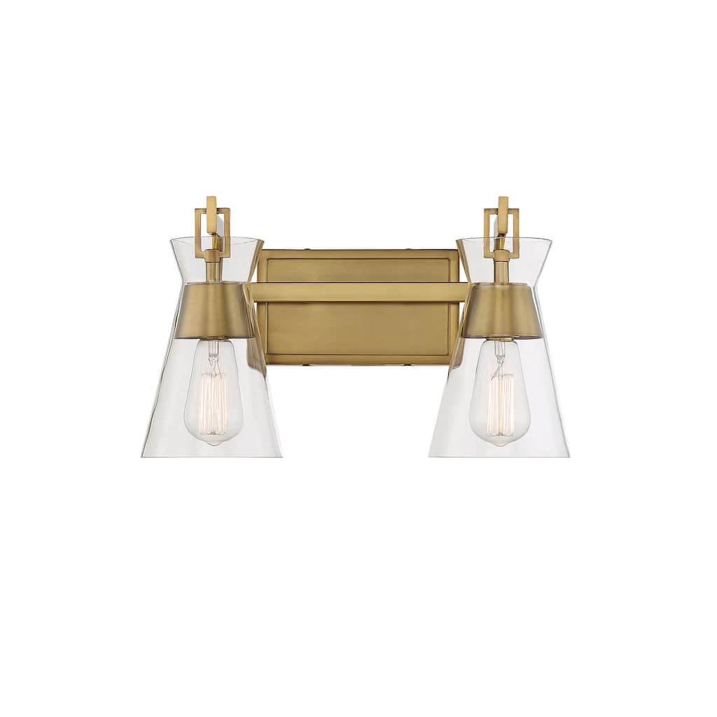 Savoy House 8-1830-2 Lakewood 2 Light 16" Wide Bathroom Vanity Light