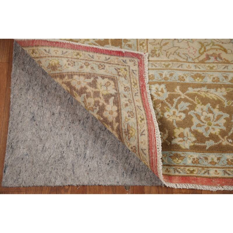 Hand Knotted Oriental 100% Wool Carpet Traditional Floral Red Najafabad Area Rug - 11' 5'' X 7' 9''