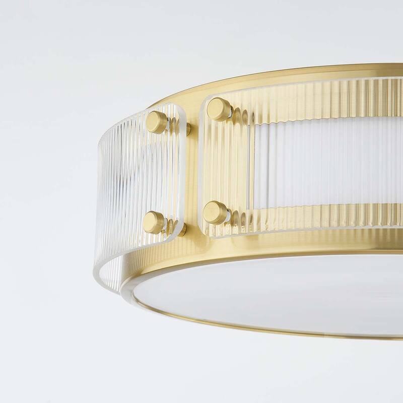 Hudson Valley Lighting 4714 Clifford 14" Wide LED Flush Mount Drum