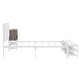 preview thumbnail 36 of 37, Metal Platform Bed Frame with Storage Cabinet and Cushioned Footrest
