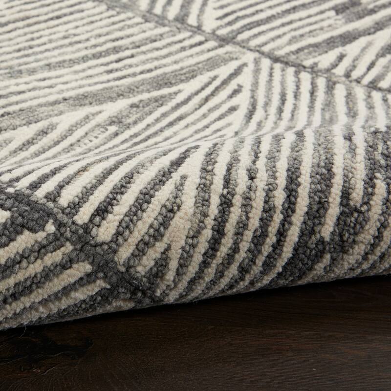 Nourison Vail Textured Rustic Farmhouse Area Rug