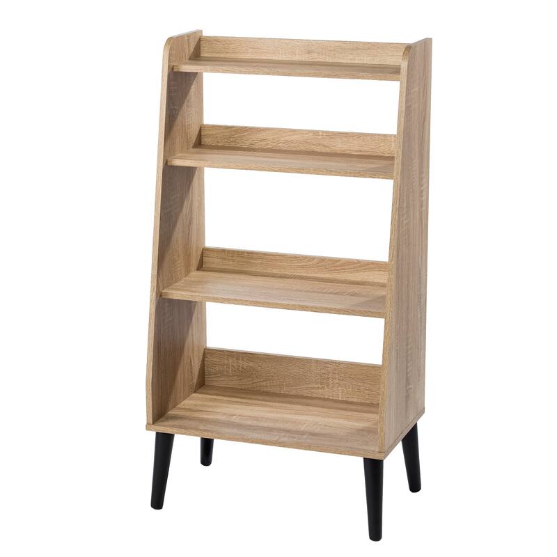 SEI Furniture Barrencroft Mid-century Modern Wood Leaning Ladder Bookcase