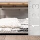 preview thumbnail 5 of 7, Nuloom Kellina Plaid High/Low Tassel Area Rug