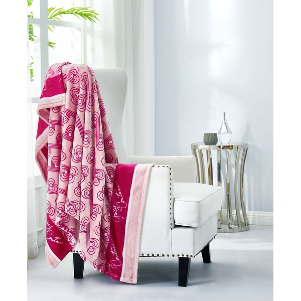 Juicy couture top plush throw