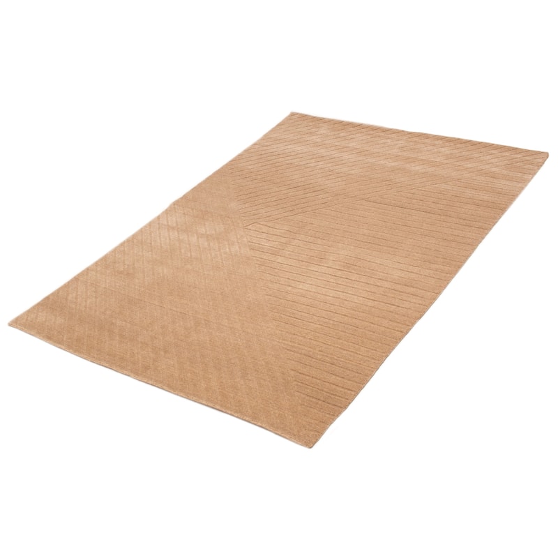 Kashkuli Gabbeh Tan Rug 6'7" x 9'4" - 6'7 x 9'4