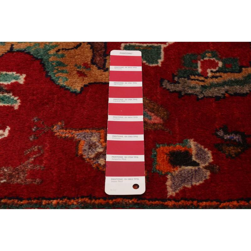 ECARPETGALLERY Hand-knotted Melis Vintage Red Wool Rug - 3'3 x 12'9