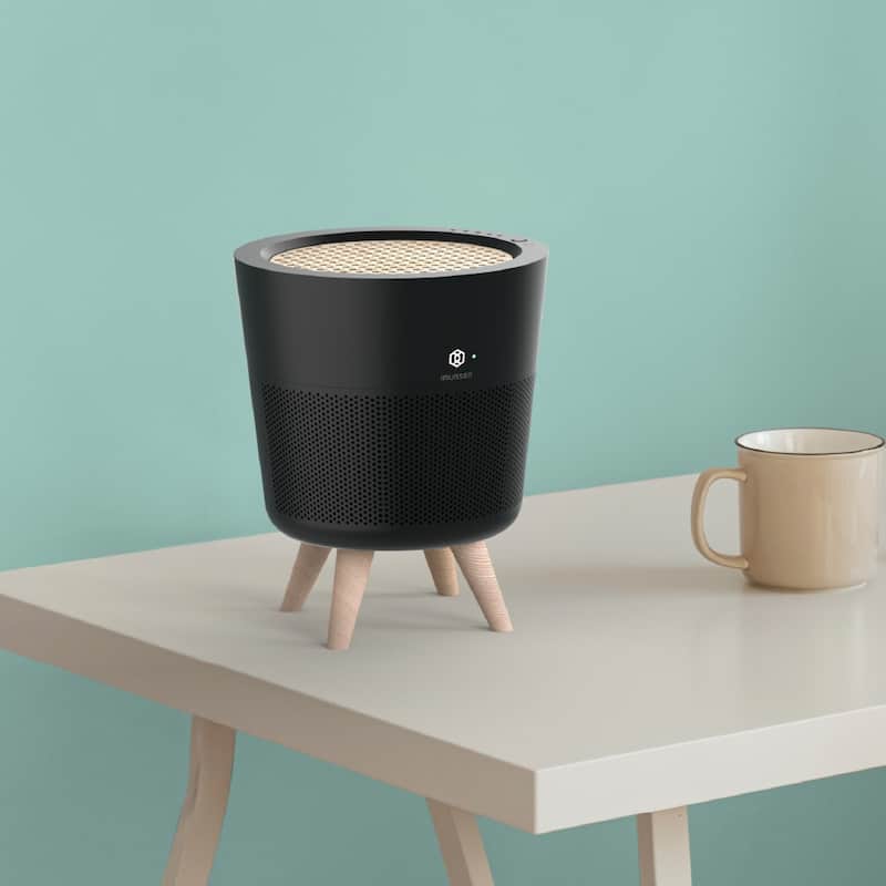 IMUNSEN Office or Bedroom Air Purifier with Cypress Wood Filter and Auto Sleep Mode