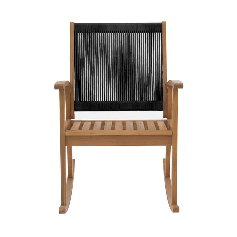 Outdoor Single Wooden Rocking Chair