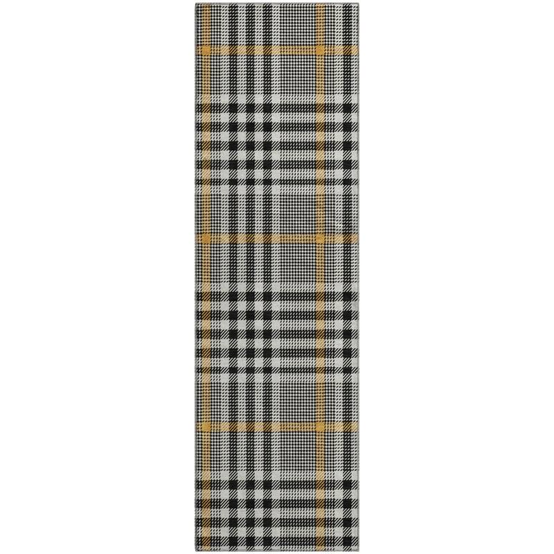 Premium Washable Super Soft Modern Plaid Mayfield Rug